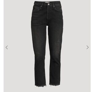Citizens of Humanity Jolene High-Rise Slim Straight Jeans – Black – Size 27 🖤